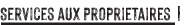 Services aux propriétaires